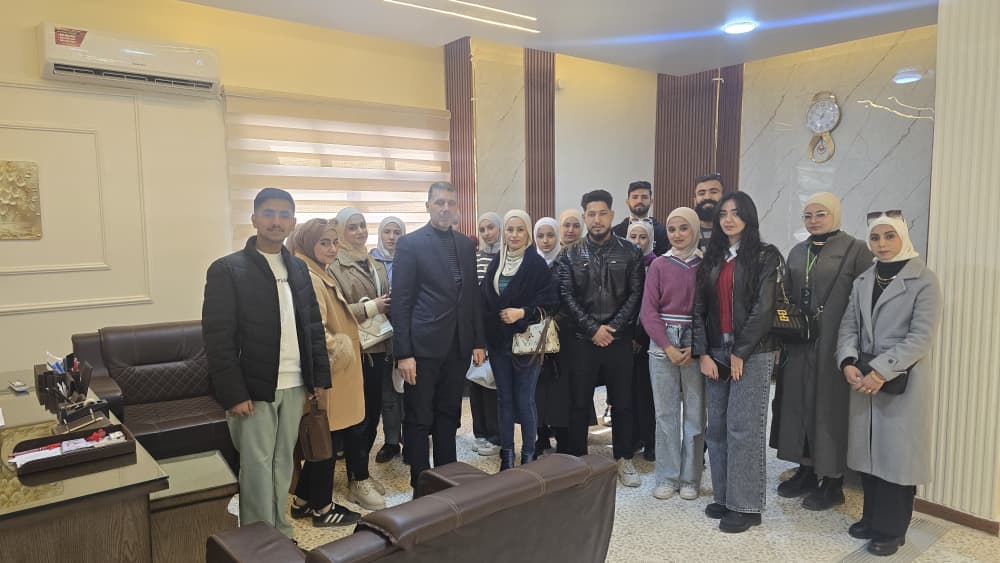 زيارة علمية إلى مديرية المالية بدير الزور لطلاب كلية الاقتصاد